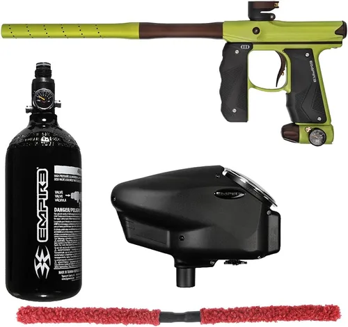 Miniatura 12 de Action Village Empire Mini GS TP Core Kit de pistola de paintball Naranja polvo/Oro polvo