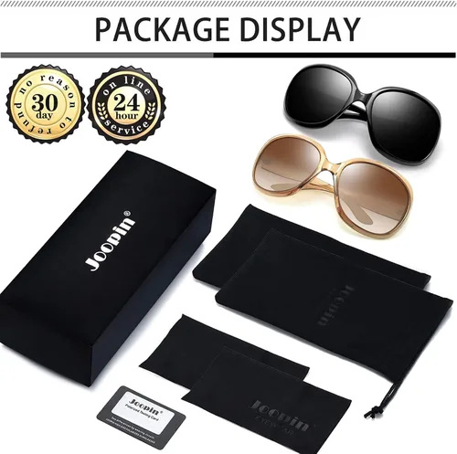 Miniatura 211 de Joopin Lentes de sol de gran tamaño para mujer, polarizados, grandes, para conducción, protección UV, grandes sombras