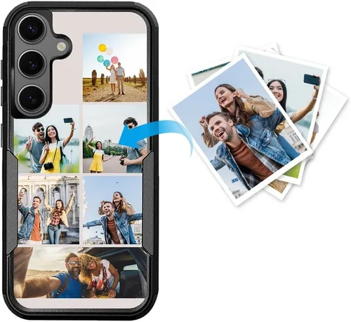 Miniatura 112 de Funda protectora personalizada para Samsung Galaxy S22 Ultra 5G (versión 2022), funda protectora de doble capa resistente con múltiples fotos, a