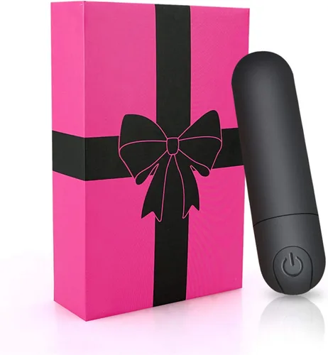 Umania - Vibrador bullet para vagina, con USB Recargable, vibrador impermeable, juguetes sexuales para adultos, para mujeres Negro