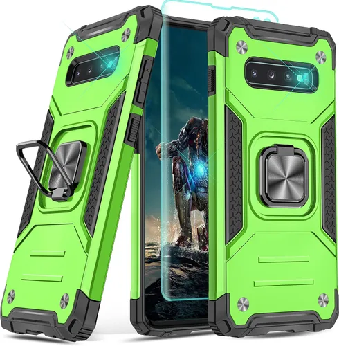 Miniatura 13 de YmhxcY Funda para Galaxy Note 8, funda para Galaxy Note 8 con protector de pantalla curvado 3D, fundas de grado armadura con soporte giratorio