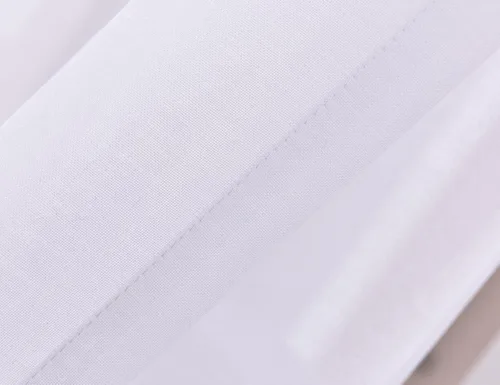 Miniatura 4 de Cortinas para ventana cortinas blancas traslúcidas de 90 pulgadas de largo, 2 paneles de cortinas de tul, paneles de ventana para cortinas de Blanco