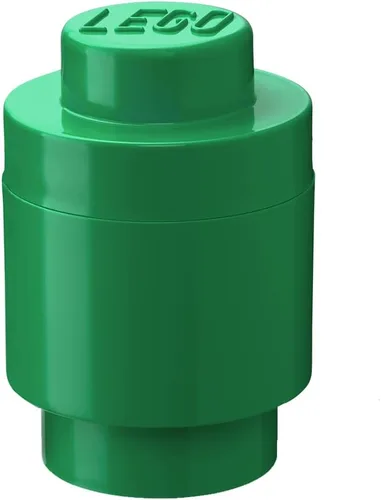Miniatura 2 de LEGO Caja de almacenamiento Brick 1 Redondo Verde Oscuro