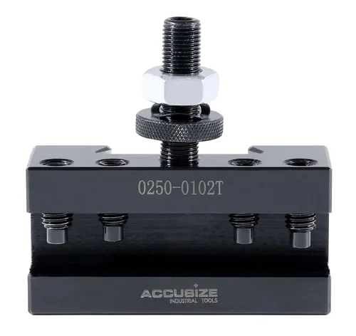 Miniatura 11 de Accusize Industrial Tools - Portaherramienta de cambio rápido para taladrado, torneado y rectificado, capacidad máxima de 1 pulgada, estilo No 2