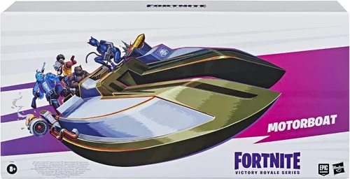 Miniatura 2 de FORTNITE Hasbro Victory Royale Series - Vehículo coleccionable de lujo de lancha motora Deluxe con accesorios, 19.6 pulgadas (49.8 cm)