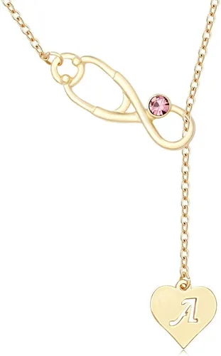 Miniatura 3 de Estetoscopio Caduceus Doctor Enfermera Encanto Bangle Pulseras para RN graduación regalo