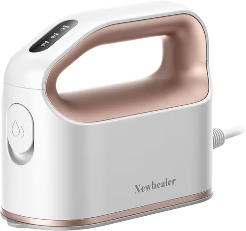 Newbealer Plancha de Vapor Inteligente para Ropa - 1200W Grado Profesional Turboalimentada 3 Modos de Vapor y 3 Modos de Calor Seco, Calentamiento