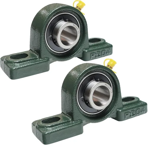 Miniatura 14 de UCP206-20 - Paquete de 2 rodamientos de bloque de almohada montados de 1-1/4 pulgadas, base de hierro fundido sólido, autoalineación (UCP206)