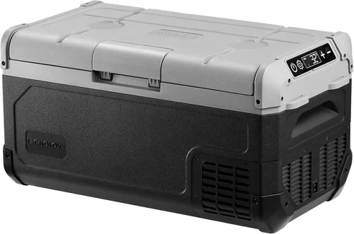 Miniatura 12 de Refrigerador portátil para auto de 30L, congelador de 32 cuartos de galón, refrigerador de una zona con evaporador de expansión por soplado, puerta