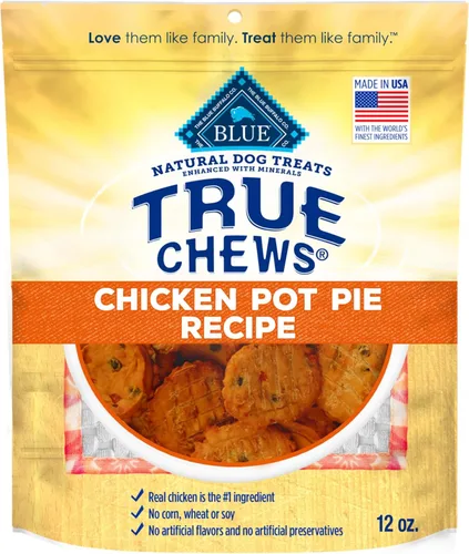 Miniatura 12 de Blue Buffalo True Chews - Golosinas para perros, hechas en los Estados Unidos con ingredientes naturales, receta de salchicha de cerdo y pollo