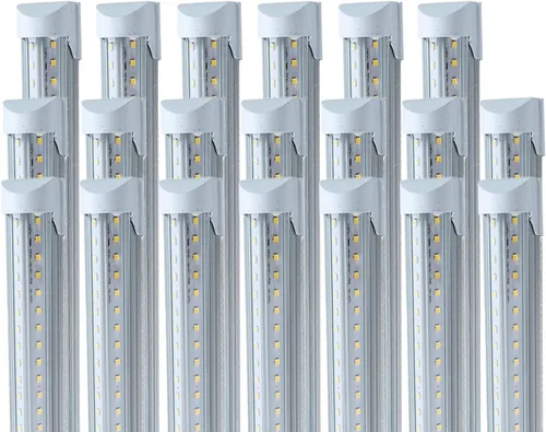 Miniatura 9 de Paquete de 1 luz LED de tienda de 4 pies, 48 W, luz LED enlazable de tienda para garaje, 3000 K, 4000 K y 5000 K, lámpara de techo integrada