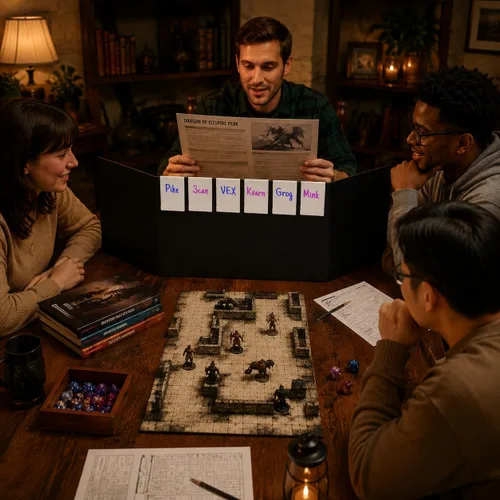 Miniatura 3 de Rastreadores de iniciativa superior de pantalla borrable de acrílico, 6 unidades para DND, otros juegos de rol de mesa (6 piezas blancas)