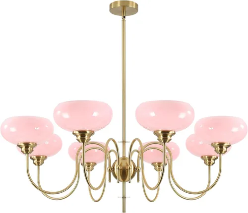 Miniatura 18 de BOKT Candelabro Francés de Oro y Blanco Moderno de 3 Luces para Comedor Sobre Mesa Candelabros Vintage para Vestíbulo Ajustables
