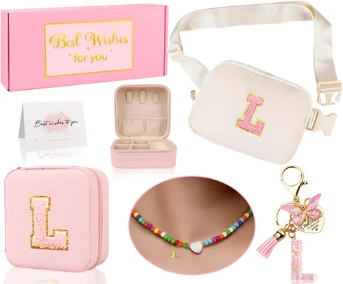 Miniatura 14 de Riñonera personalizada para niñas, Blanco Rosa, Small