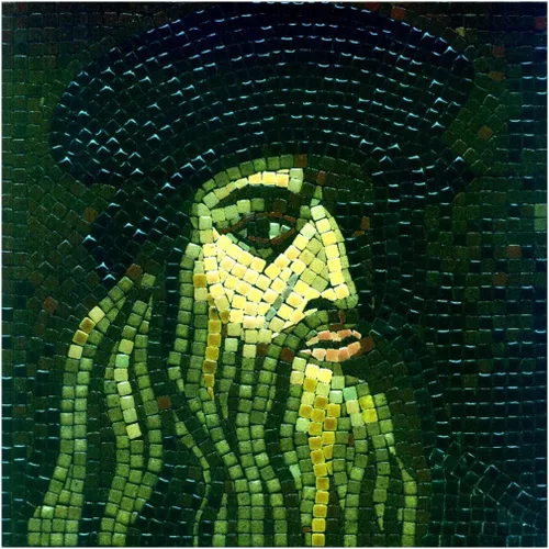 Miniatura 23 de Mosaicos hechos a mano fáciles con nuestro kit de manualidades de mosaico para adultos, delfín cuadrado de 7 pulgadas (20cm)