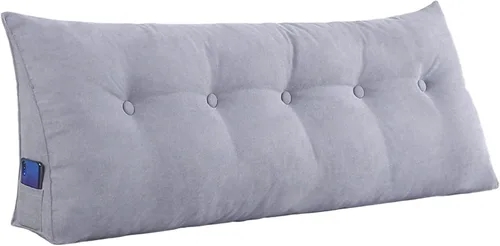 Miniatura 8 de Almohadas de cuña para sentarse en la cama, almohadas de lectura, almohada triangular con funda de almohada extraíble, cojín de respaldo para sofá