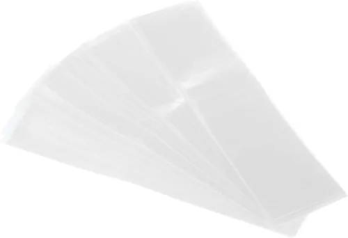 PATIKIL Bandas retráctiles perforadas de 6.102 x 1.575 in, paquete de 400 bandas termocontraíbles de PVC para tapas de diámetro de 3.74 a 3.82