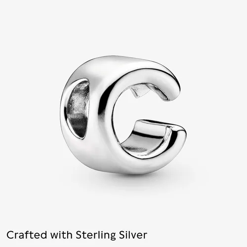 Miniatura 3 de PANDORA Jewelry Letter Alphabet Charm - Beautiful Charm Letter Charm Bracelets - Silver