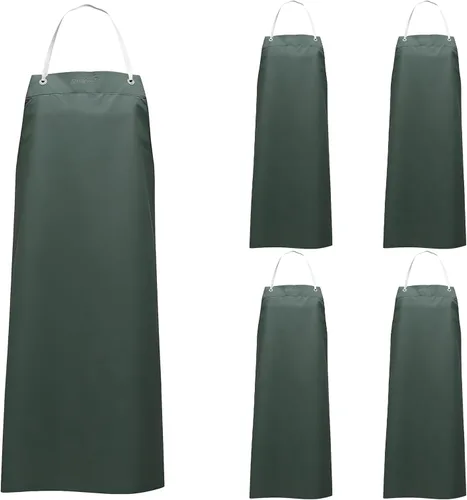 Miniatura 12 de KLEEN CHEF Lavaplatos del poliéster del uso general diario y delantal resistente del cuero del PVC PVC - Grande - Amarillo