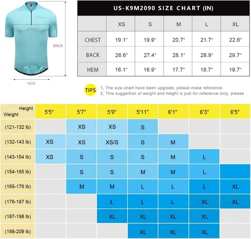 Miniatura 7 de Santic Camiseta de ciclismo para hombre, manga corta, con 3 bolsillos traseros, media cremallera, transpirable, absorbe la humedad, secado rápido