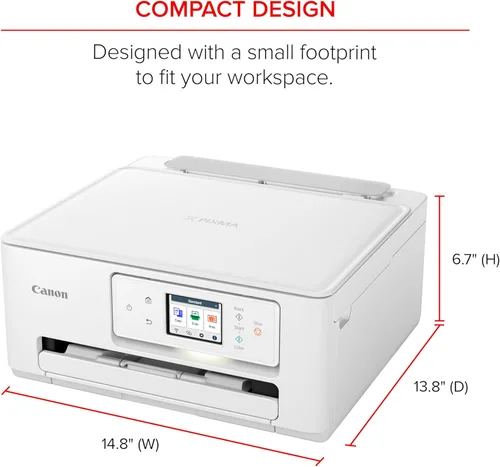 Miniatura 8 de Canon PIXMA TS7720 Impresora inalámbrica de inyección de tinta a color todo en uno - Impresión, copia, escanea, dúplex automático, 15/10 PPM