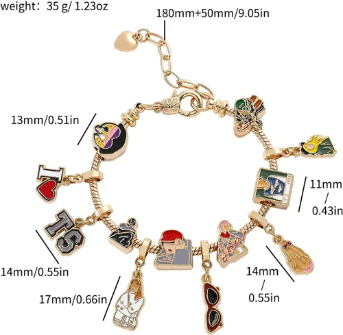 Miniatura 3 de ZYIJUNY Taylor Inspired - Pulsera de cuentas para fanáticos de cantantes de música, pulseras de amistad, regalos para mujeres y niñas
