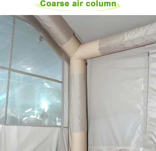 Miniatura 7 de Tiendas de campaña inflables para camping, tienda de campaña inflable grande, tienda de campaña para 1-6 personas, fácil instalación, tienda