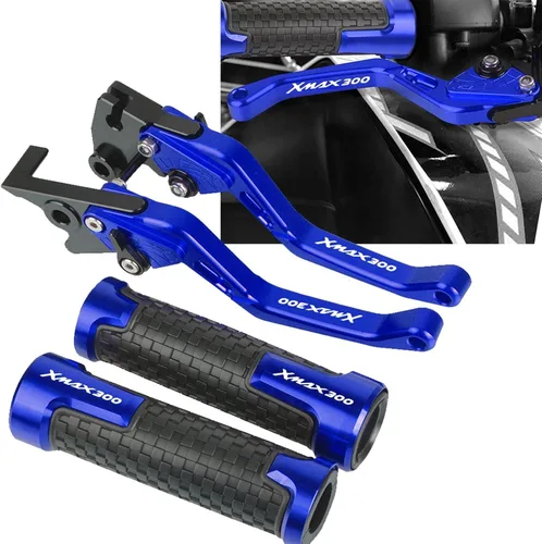 Miniatura 2 de DOUKI Para Yamaha XMAX300 X-MAX 300 2015-2020 - Palancas de embrague de freno corto para motocicleta, embrague, empuñaduras, extremos de manillar