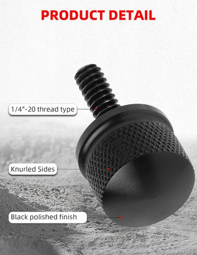 Miniatura 5 de Amazicha Kit de montaje de tuerca de tornillo de acero inoxidable negro compatible con Harley Davidson Touring Sportster Softail Dyna 1996-2026