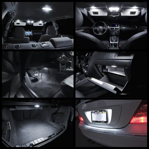 Miniatura 4 de Kit de luces interiores LED blancas para Hummer H3 2006 2007 2008 2009 2010 cúpula para pases, espejo de tocador, cajuela de carga, luces