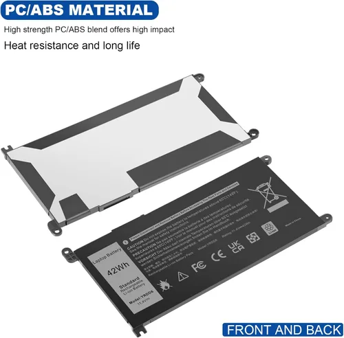 Miniatura 6 de Batería YRDD6 para Dell Inspiron 5591 7586 5491 5481 5482 5485 3310 2-en-1 15 3582 3583 3593 3584 5590 5593 5594 5585 5598 14 3493 5493 5480 3793