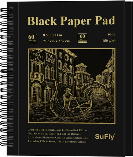 Miniatura 24 de Cuaderno de bocetos para niños, pequeño cuaderno de bocetos, cuaderno de bocetos de 5.5 x 8.5, paquete de 1 (68lb/100gsm), 100 hojas de bloc