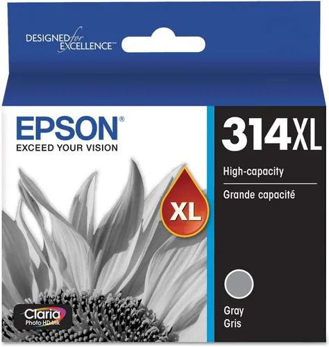Miniatura 5 de Epson 312 Claria Photo HD Cartucho magenta de alta capacidad (T312XL320-S) 314 Claria Photo HD Ink Cartucho gris de alta capacidad (T314XL720-S)