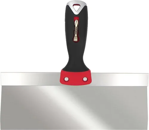 Miniatura 4 de ALLWAY STKB8 Cuchillo de acero inoxidable de agarre suave con extremo de martillo y punta de destornillador, 8 pulgadas