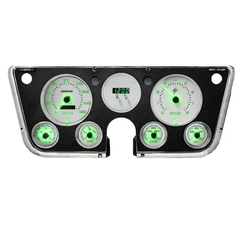 Miniatura 4 de Intellitronix Panel de calibre analógico para camioneta Chevy C10 1967-1972 – Actualización del grupo de instrumentos de tablero Velocímetro, Azul