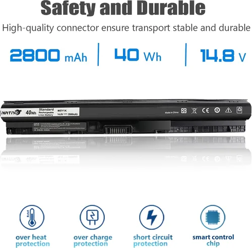 Miniatura 4 de M5Y1K - Batería para portátil Dell Inspiron 14-3000 14-5000 15-3000 15-5000 Series 3451 3458 3551 3552 3558 5451 5551 5552 5555 555 555 558 5 559