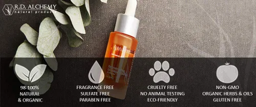 Miniatura 5 de RD Alchemy - Crema hidratante teñida 99% natural y orgánica LIGHT - Sombra media con SPF. La mejor crema BB y CC para pieles normales a secas.
