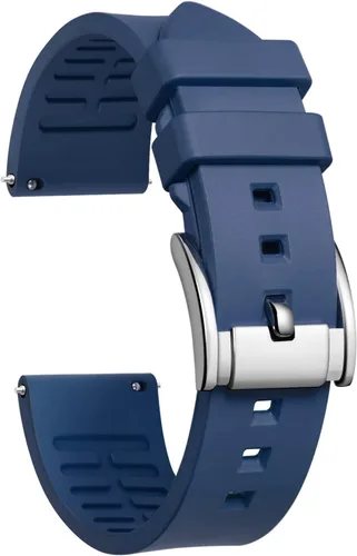 BINLUN Correas de reloj de silicona de liberación rápida de caucho fluorado, correas de reloj de 0.748 in, 0.787 in, 0.827 in, 0.866 in y 0.945 in,
