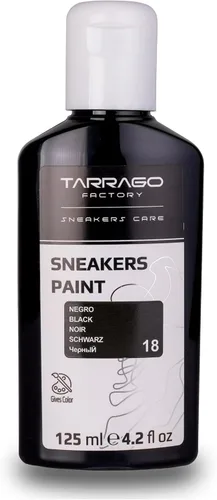 Tarrago Pintura de cuero para zapatillas de deporte, pintura acrílica para zapatos, botas, bolsos, monederos, mate, flexible, cobertura perfecta,