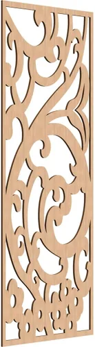 Miniatura 28 de Bridgewater - Paneles de pared decorativos de madera con calado, 9 3/8 pulgadas de ancho x 24 3/8 pulgadas de alto x 1/4 de alto, nogal