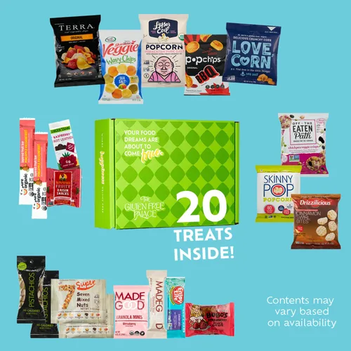 Miniatura 3 de Gluten Free Palace Snack Attack Paquete de cuidado de aperitivos veganos – Paquete variado de aperitivos saludables – A base de plantas, sin gluten