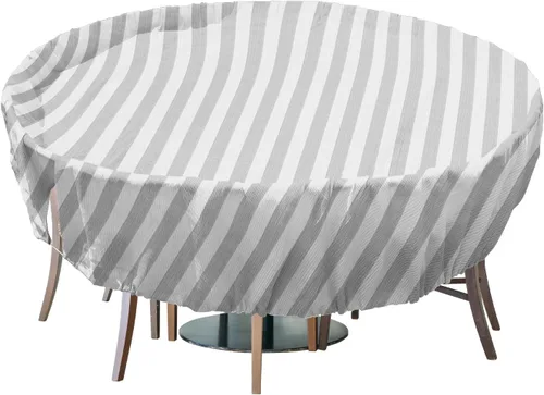 Miniatura 19 de Fundas para muebles de patio, impermeables, resistentes a los rayos UV, resistentes a los rayos UV, para exteriores, mesa redonda y rectangular