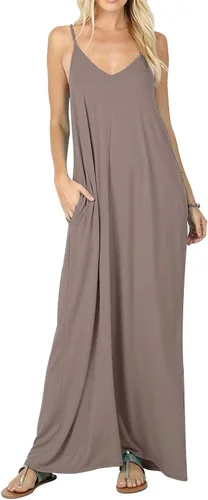 Miniatura 4 de CALIPESSA Women's 2023 Casual Loose Knit Maxi Dress with Pockets