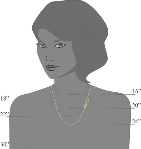 Miniatura 7 de Jewelry Affairs Collar de cadena de cuerda de oro amarillo de 10 quilates, 0.024 in