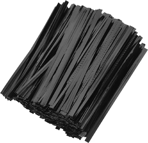 Miniatura 7 de 800 piezas de 4" lazos de torsión metálicos (verde) para lazos de panadería, bolsas de dulces, bolsas de café, lazos para bolsas de regalo