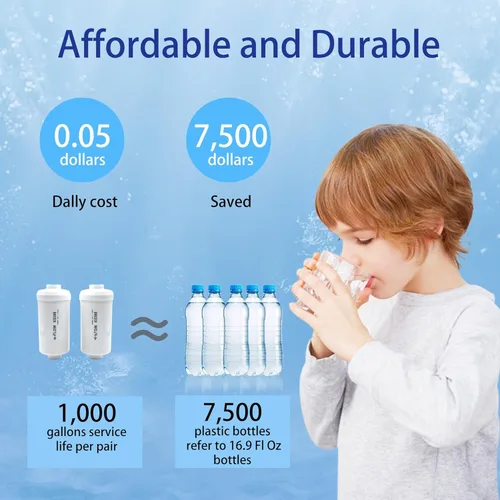 Miniatura 6 de Filtro de fluoruro, repuesto para elementos de reducción de flúor y arsénico Berkey® PF-2®, compatible con el sistema de filtración por gravedad