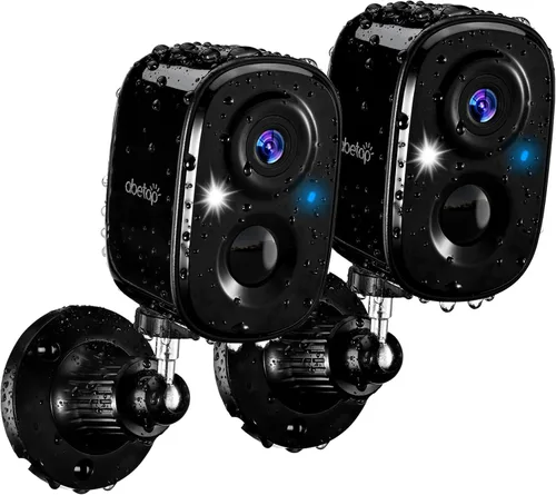 Miniatura 13 de Cámaras de seguridad inalámbricas 2K – Cámaras de seguridad WiFi para exteriores, visión nocturna a color, detección AI/PIR, conversación de 2 vías