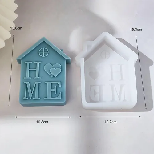 Miniatura 4 de Moldes de casa para casa, molde de resina para casa, moldes de silicona de fundición de resina para decoración del hogar y fabricación de velas