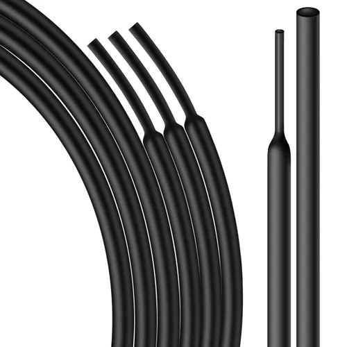 Miniatura 9 de Tubo termorretráctil de 1/2 pulgada (12.7mm) - Tubo termorretráctil impermeable de 10 pies con relación 3:1, diámetro pre-encogimiento de 1/2 Negro