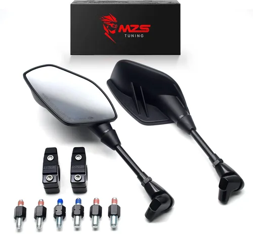 Miniatura 8 de MZS Espejos de Motocicleta Ajuste de Vista Trasera Compatible con EX250 EX400 CBR250R CBR300R CBR500R CBR600RR CBR 600 F4 F4I CBR900RR CBR929RR